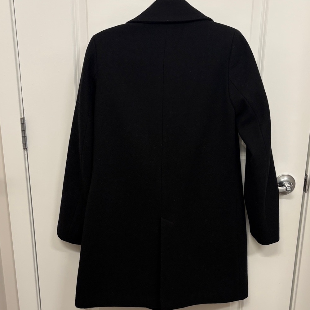 Zara Black Double-Breasted Coat - Picture 5 of 7